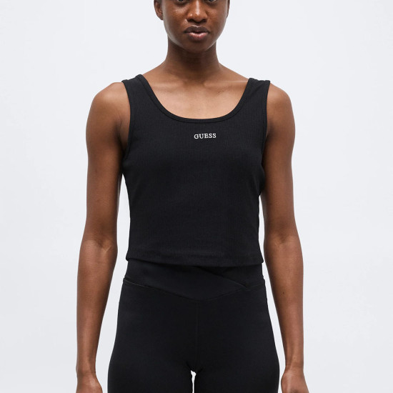 Guess Γυναικεία αμάνικη μπλούζα Rib Tank Top